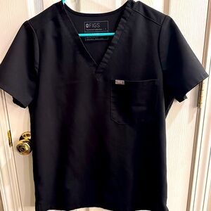 Figs Catarina Scrub Top - Small / Regular / Black